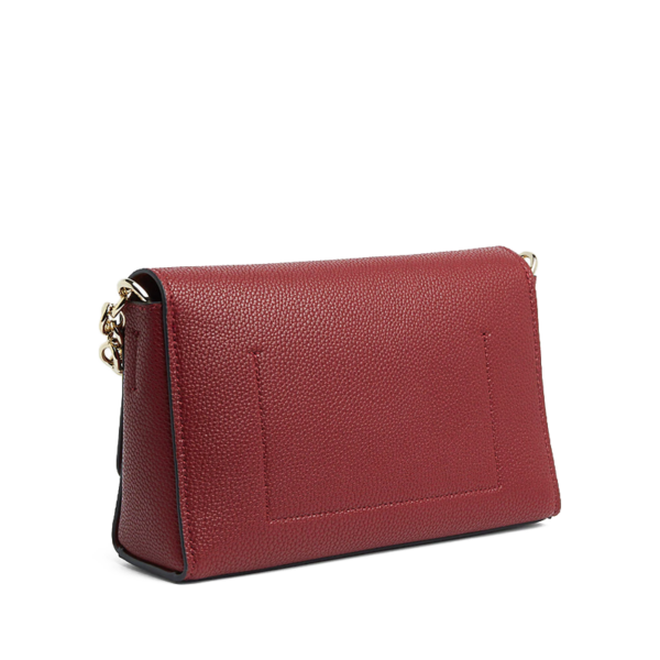 Calvin Klein Re-Lock Flap Crossbody Red