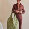 TINNE + MIA Carmel Puffy Bold Bag Sage