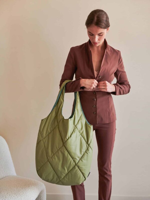 TINNE + MIA Carmel Puffy Bold Bag Sage