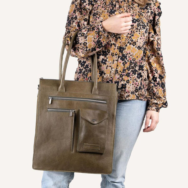 Cowboysbag Hudson Laptop Bag Camouflage Green