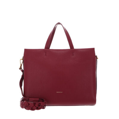 Coccinelle Boheme Handbag Garnet Red