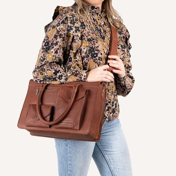 Cowboysbag Kenora Laptop Bag Cognac