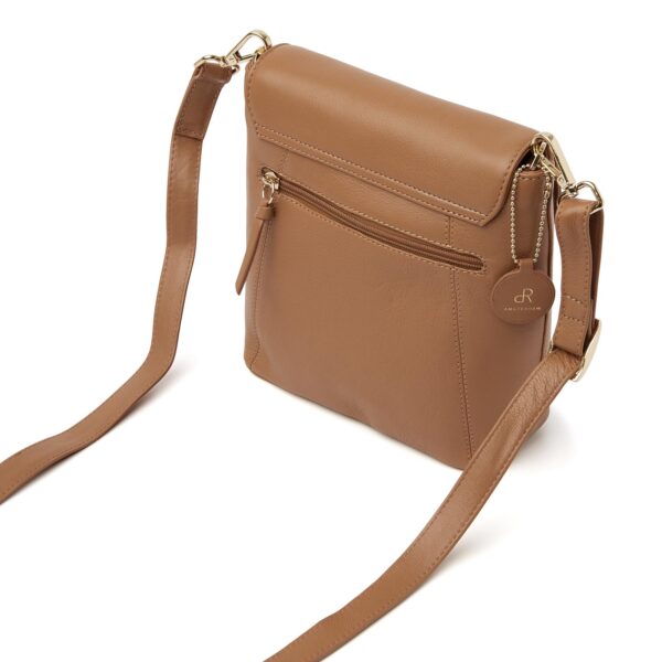 dR Amsterdam Faggio Schoudertas Camel