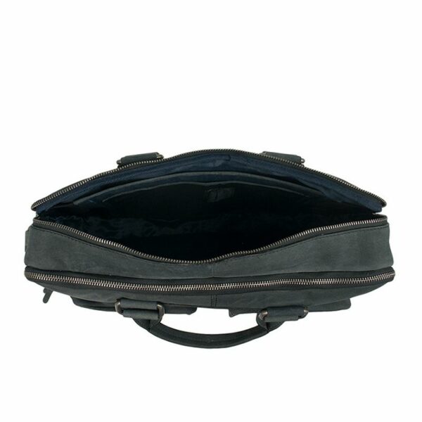 DSTRCT Wall Street Double Zipper 15'' Laptop Bag Black