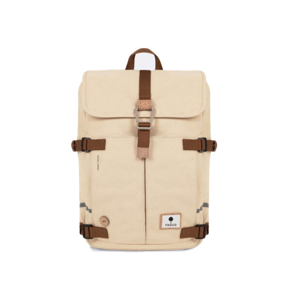 Faguo Commuter Vegan Backpack Beige