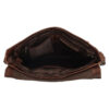 Hide & Stitches Japura Schoudertas Donkerbruin