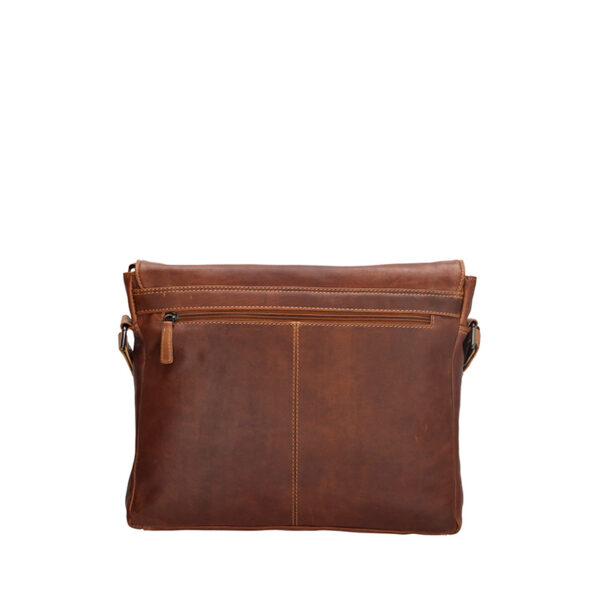 Hide & Stitches Japura Schoudertas Cognac