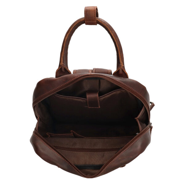 Hide & Stitches Japura Rugzak 13,3" Donkerbruin