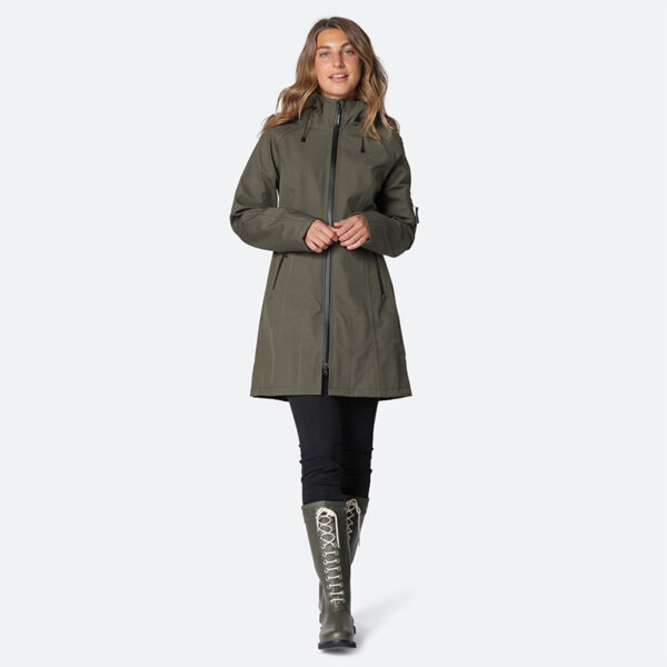 Ilse Jacobsen Raincoat RAIN37L Army