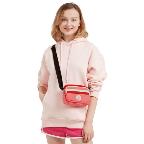 Kipling Sisko Crossbody Tango Pink