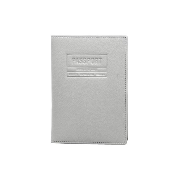 Kapten & Son Heathrow Passport Holder Grey