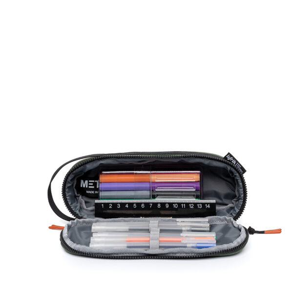 Lefrik Row Pencil Case Vandra Pine Ripstop