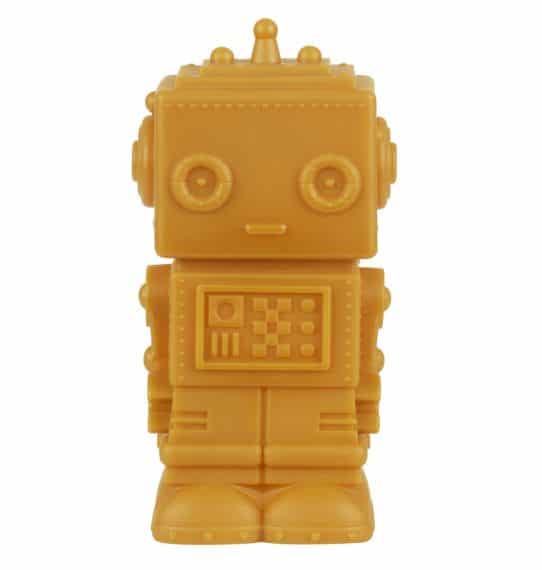 A Little Lovely Company Little Light Robot Aztec Gold