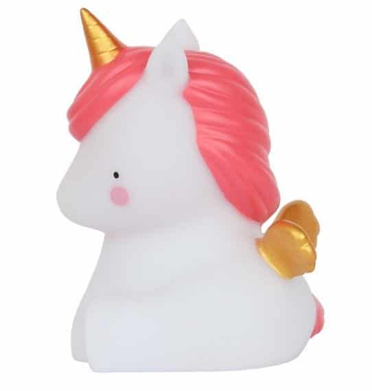 A Little Lovely Company Little Light Unicorn Gold