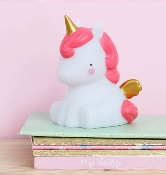 A Little Lovely Company Little Light Unicorn Gold