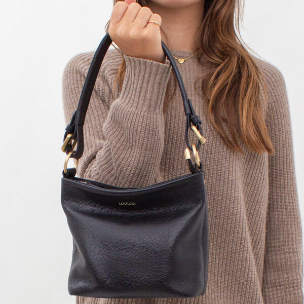 LouLou Essentiels 110BAG Royal Nappa Black