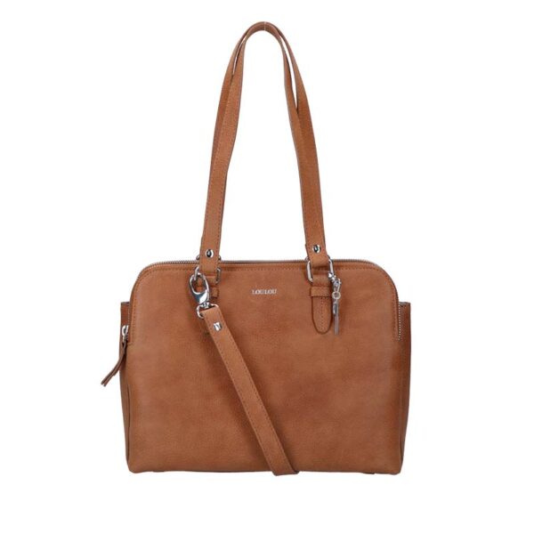 LouLou Essentiels Robuste Shoulderbag Cognac