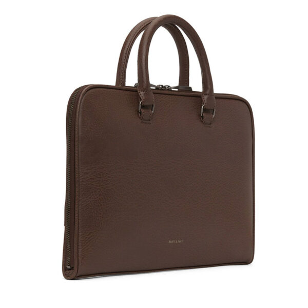 Matt & Nat Holder Dwell Slim Briefcase Chestnut