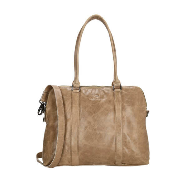 Micmacbags Porto Schoudertas Taupe