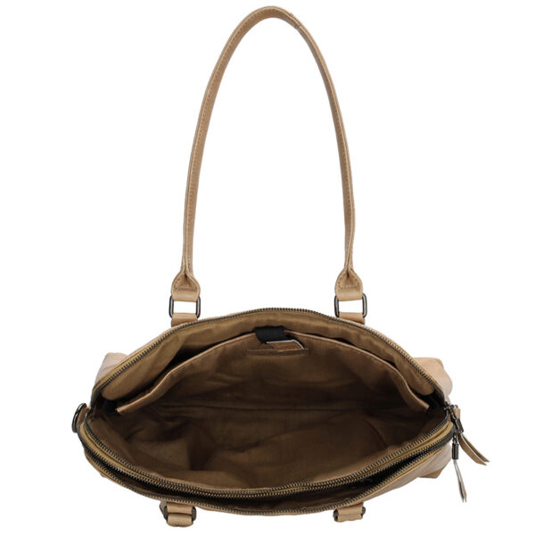 Micmacbags Porto Schoudertas Taupe