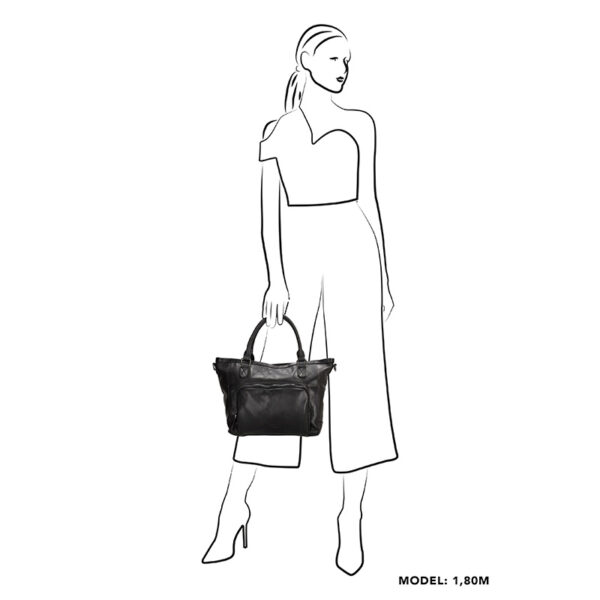 Micmacbags Everyday Handtas Zwart