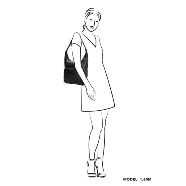Micmacbags everyday schoudertas Zwart
