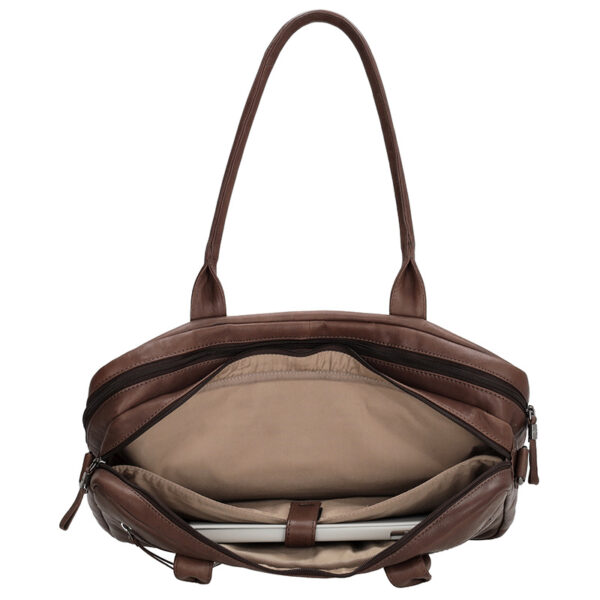 Micmacbags Everyday Laptoptas 15,6" Donkerbruin
