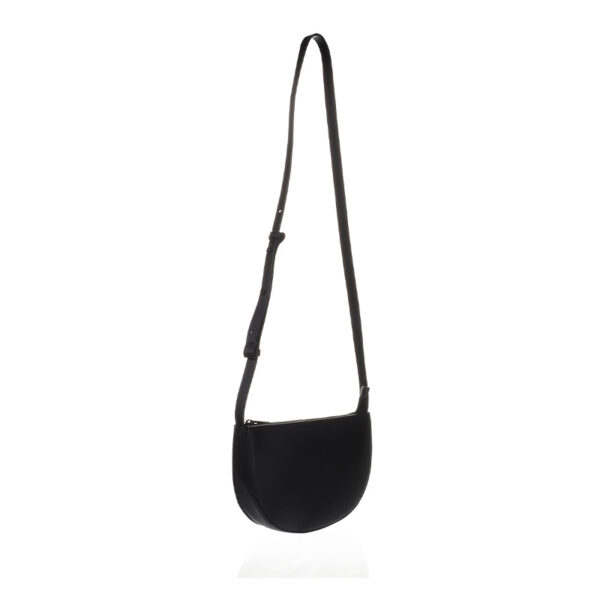 Monk & Anna Farou Half Moon Bag | Black