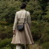 Monk & Anna Farou Half Moon Bag | Black