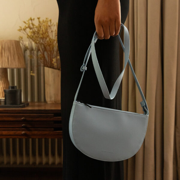Monk & Anna Farou Half Moon Bag | Blue Sky