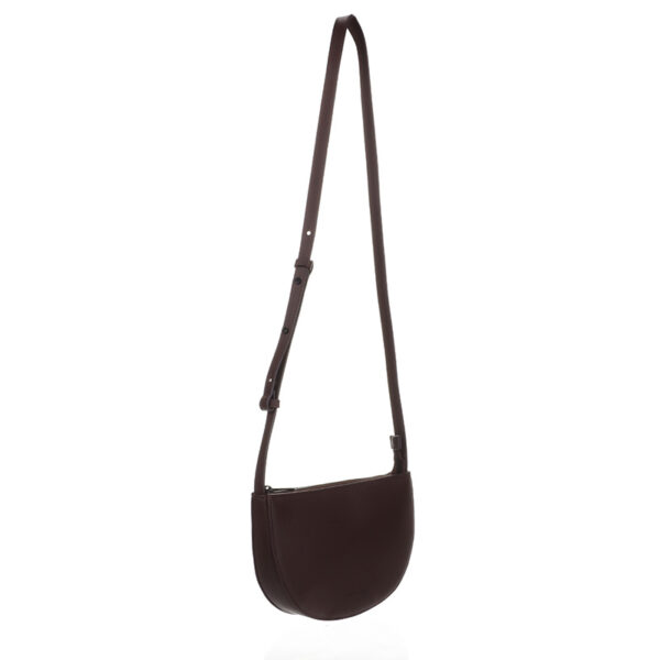 Monk & Anna Farou Half Moon Bag | Dark Wood