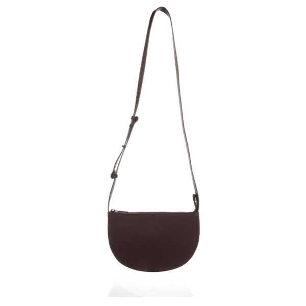 Monk & Anna Farou Half Moon Bag | Dark Wood