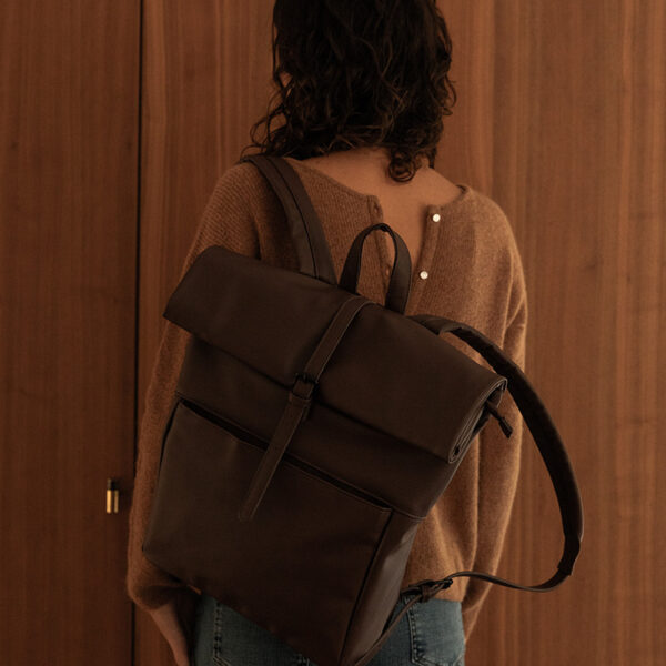 Monk & Anna Herb Backpack | Dark Wood