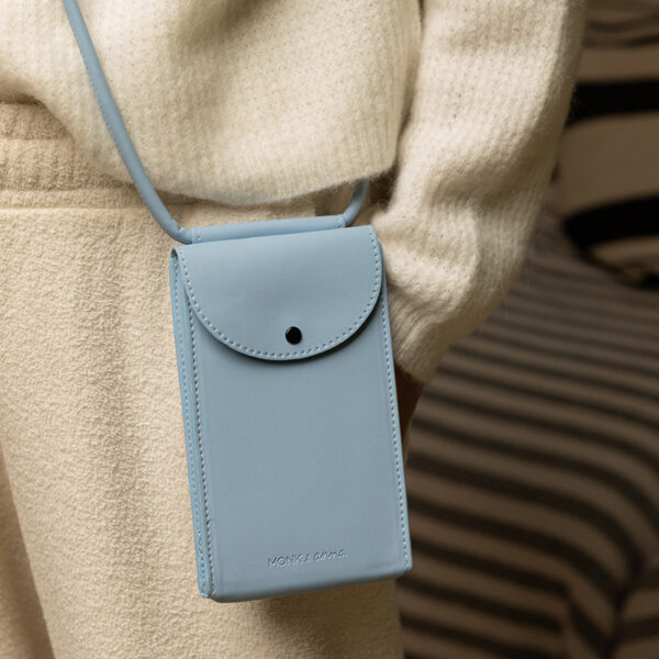 Monk & Anna Phone Pouch | Sky Blue