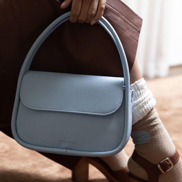 Monk & Anna Masaki Handbag Small | Sky Blue