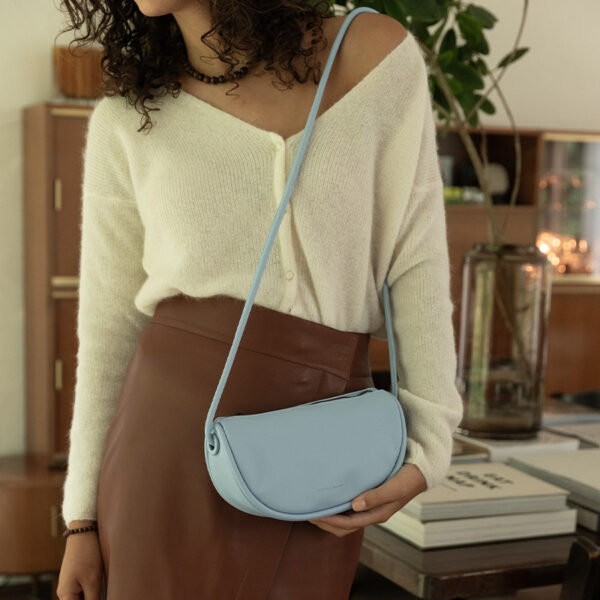 Monk & Anna Mitsu Shoulder Bag | Sky Blue