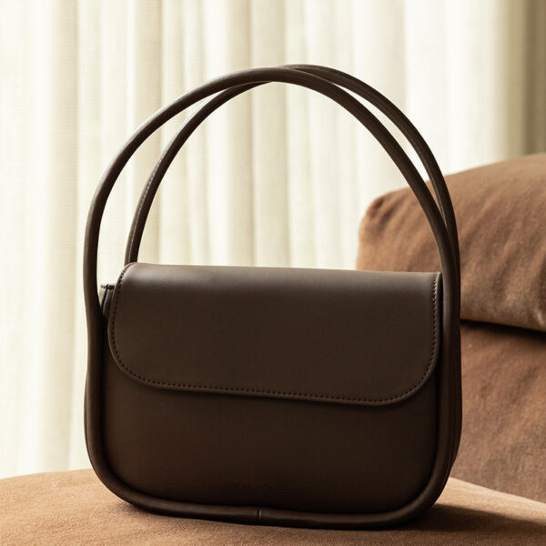 Monk & Anna Masaki Handbag Small | Dark Wood