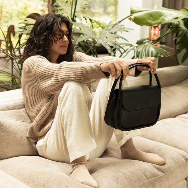 Monk & Anna Masaki Handbag Medium | Black