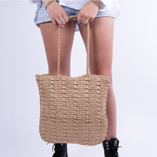 Monnq Straw Bag Marpa Wheat