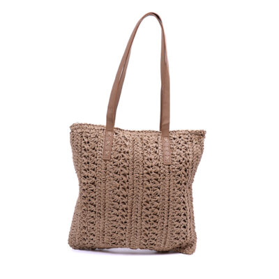 Monnq Straw Bag Nalanda Wheat