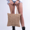 Monnq Straw Bag Nalanda Wheat