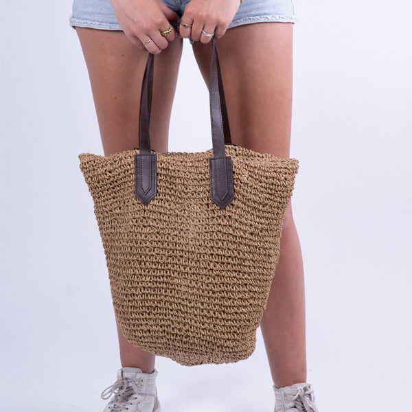 Monnq Straw Bag Trinley Wheat