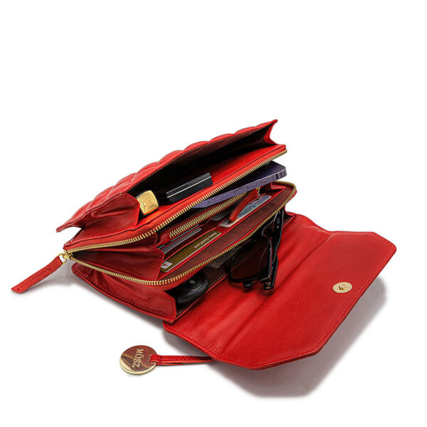 Mōsz Kris Bag L Crossbody Quilted Red