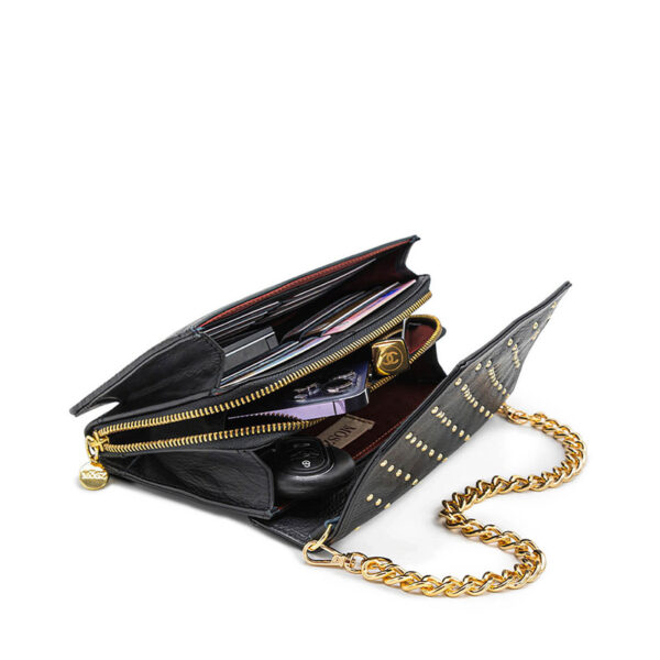 MŌSZ Kris Crossbody Phonebag Studs Black