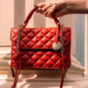Mōsz Kris Bag L Crossbody Quilted Red