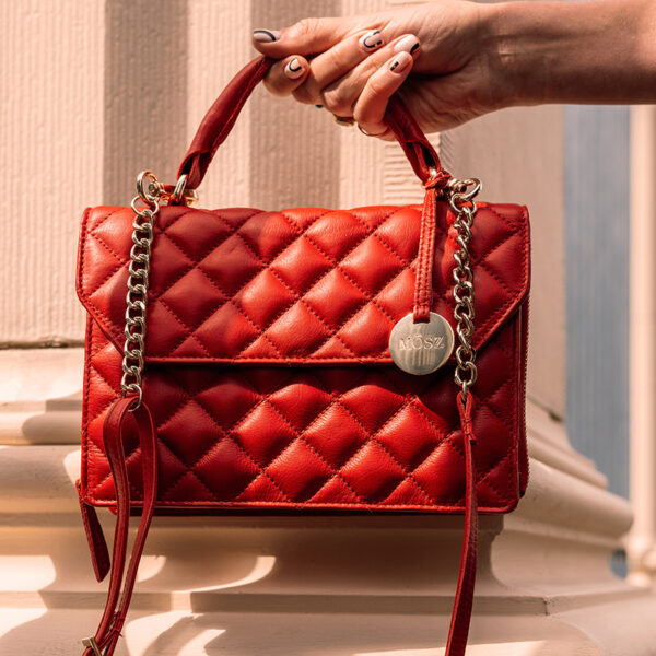 Mōsz Kris Bag L Crossbody Quilted Red