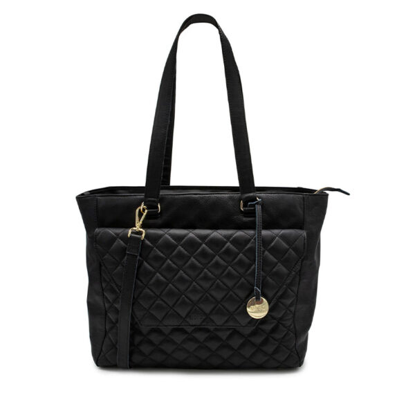 Mōsz Denise Workbag 15.6 Inch Quilted Black