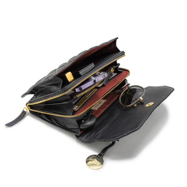 Mōsz Kris Bag L Crossbody Quilted Black