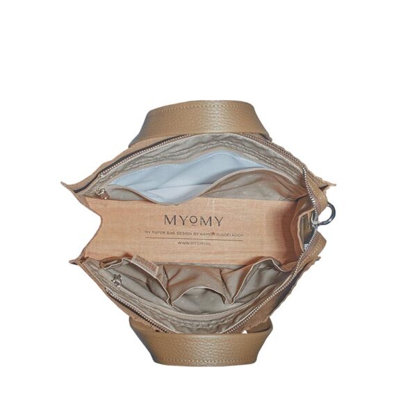 MYOMY My Paper Bag Handbag/Crossbody Rambler Amber Green