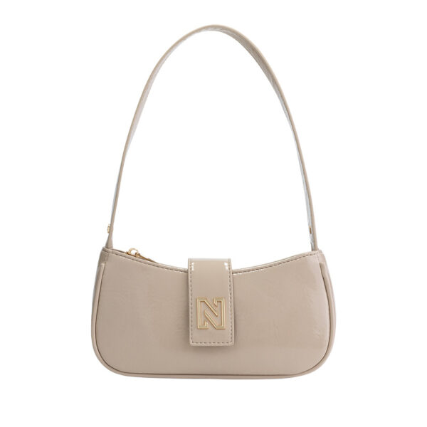 NIKKIE Dasha Patent Shoulderbag Hummus/Gold